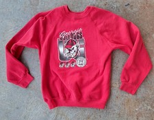 VTG 80s Georgia Bulldogs Raglan Sweatshirt. No Tag. Fits S/M