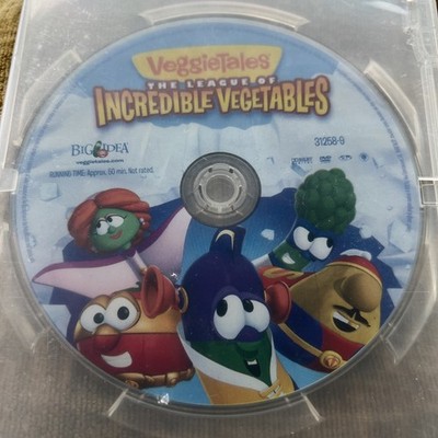【未開封】110周年 Walt Disney 永久保存版DVDシリーズ 4枚 Veggie Tales: The League of Incredible Vegetables DVD ONLY 2012