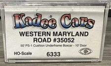 Kadee Cars HO Scale #6333 50’ PS-1 Boxcar Western Maryland NIB