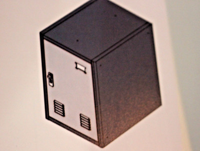 KAER LOCKER STORAGE CABINET KR590-W METAL LOCKABLE ALL WHITE