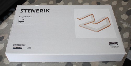 IKEA STENERIK PORTABLE LAPTOP STAND - EASY ASSEMBLY STYLISH FINISH - NEW IN BOX!