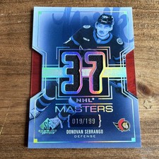 2025-26 Upper Deck SP Game Used NHL Masters Donovan Sebrango, /199 (RC)  #NM-79