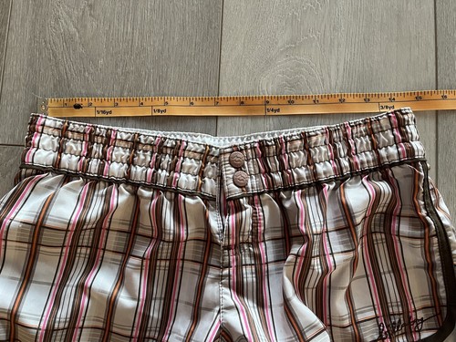 Billabong Brand Swim Shorts Board Shorts Brown Pink & White Youth Size Large - Picture 6 of 9
