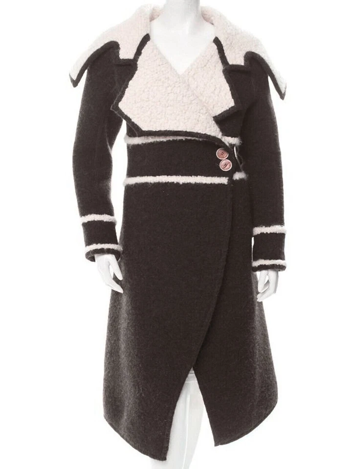 Cameron Diaz Street Fashion Overcoat Wool Trench Coat In The Holiday, Recreation - Image 2 of 4