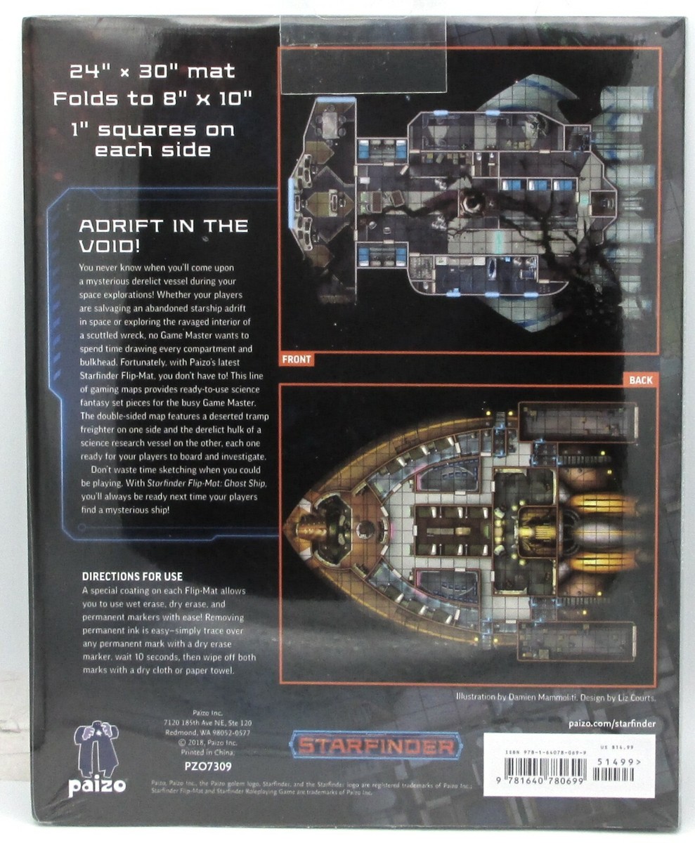 Starfinder Flip-Mat PZO7309 Ghost Ship (24