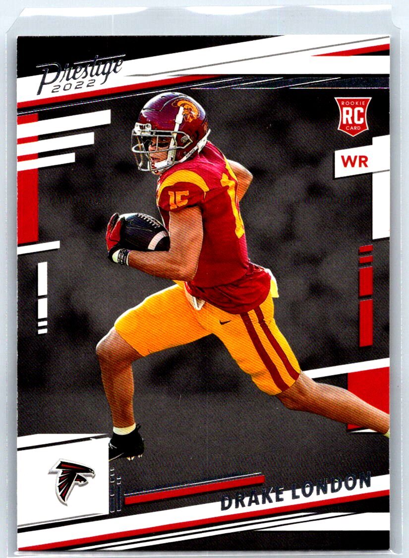 Drake London 2022 Panini Prestige #309 Football Card RC Atlanta Falcons