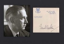 NOBEL PRIZE 1947 PHYSICIST Edward Victor Appleton autograph, signed album page m