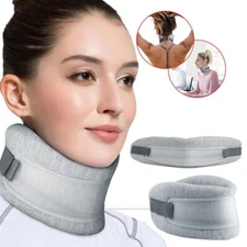 Cervical Neck Stretcher Traction Device Collar Brace Support Pain Relief Therapy