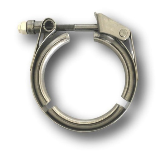 VBAND 3" STAINLESS STEEL LIPPED FLANGE & QUICK RELEASE CLAMP SET WITH A PLATED S - Picture 6 of 9
