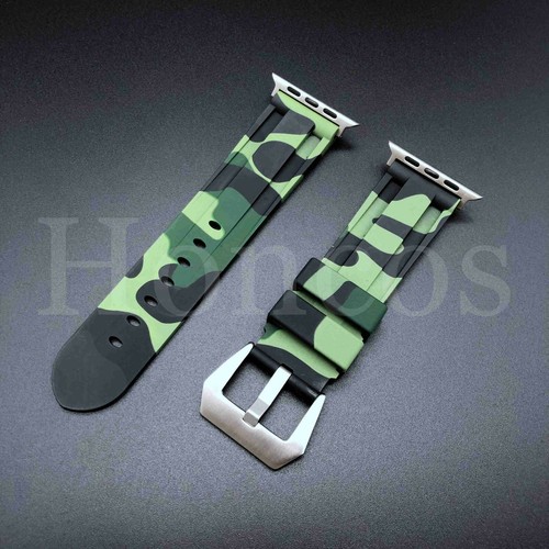 38/40/42/44 MM Apple Watch correa correa camuflaje de goma se ajusta para iwatch smart - Imagen 82 de 111