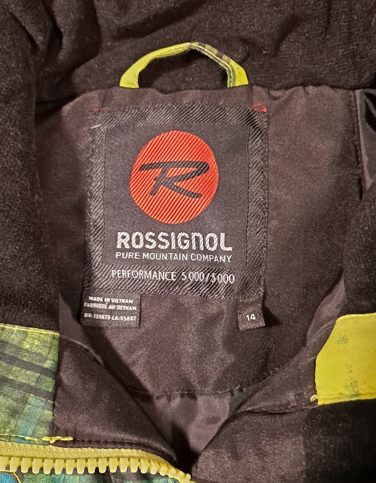 rossignol performance 5000 jacket