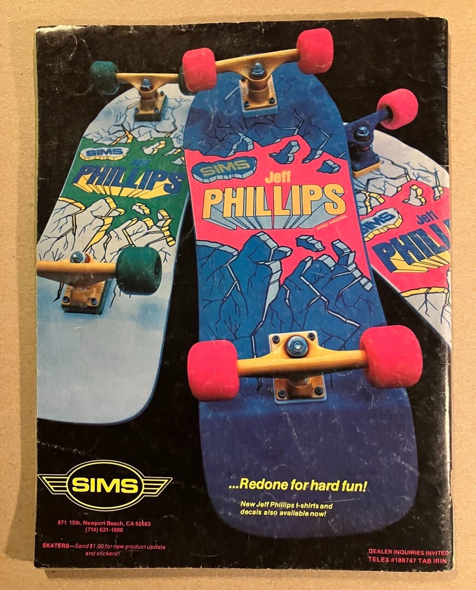 VINTAGE Thrasher Magazine OCTOBER 1985 - 10/85 - skateboard