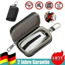 PU Keyless Go Schutz Autoschlüssel Tasche RFID Signal Blocker Schlüssel Hülle