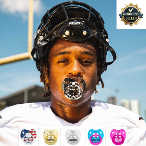Battle Sports CHROME Binky Oxygen Football Convertible Mouthguard