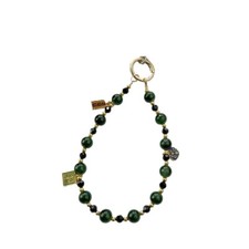 1pcs Retro Beads Keychain Charm Car Keychain Wrist Lanyard Keyring Accessories