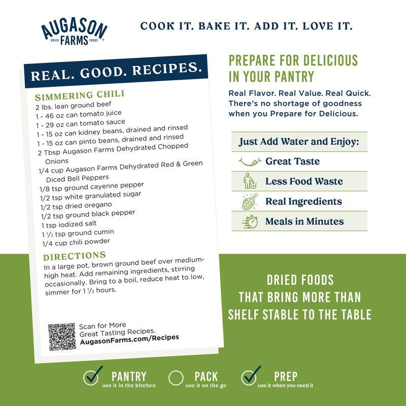 Dehydrated Chopped Onions 32oz Can Gluten Free Long Shelf Life