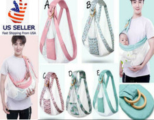 Baby Water Ring Sling Carrier Lightweight Breathable Mesh Baby Wrap
