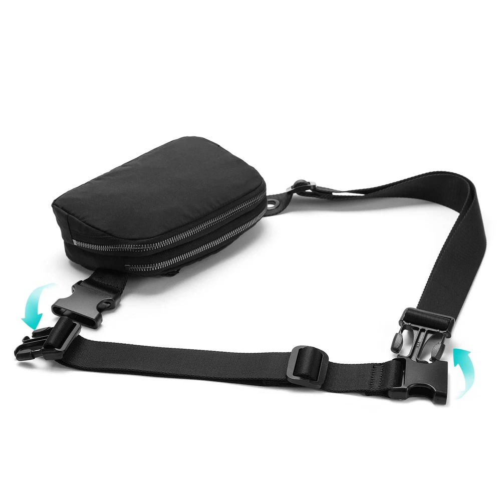 Belt Bag Fanny Pack Extender Adjustable Elastic Strap, Belt Extender for Wais...