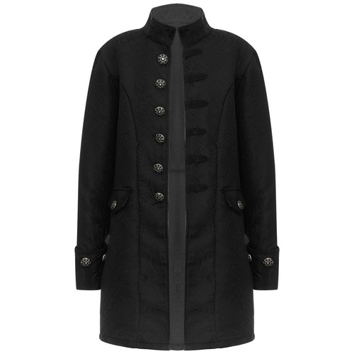 Kids Boys Jackets Stand Collar Tops Fancy Dress Coat Renaissance Costume Party - Picture 8 of 48