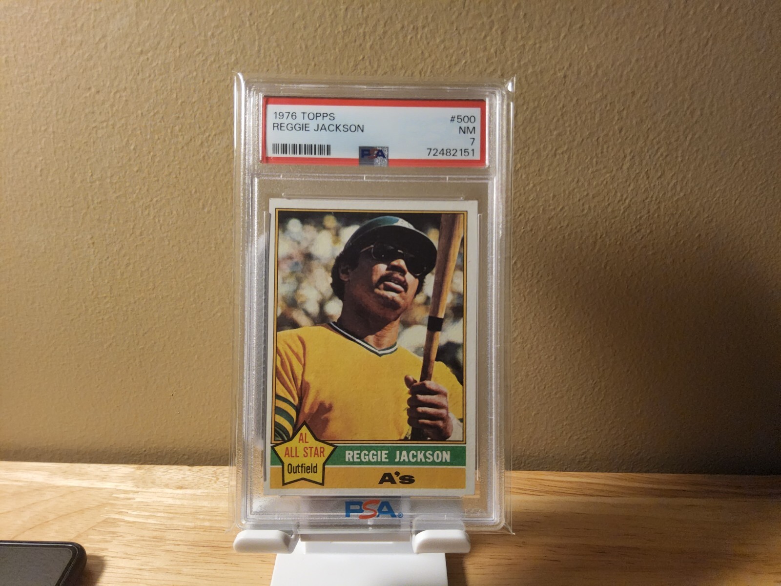 1976 Topps - #500 Reggie Jackson PSA 7