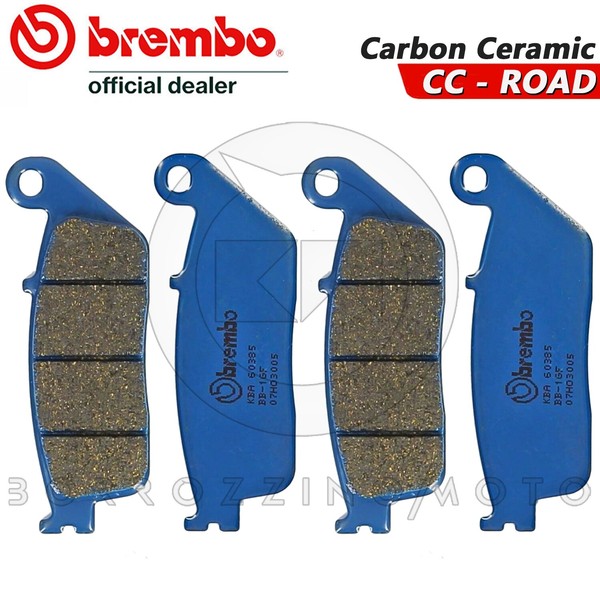 4 BremsbelÄGe Vorne Brembo Blau Kohlenstoff Honda St Pan European 1100 1998-image