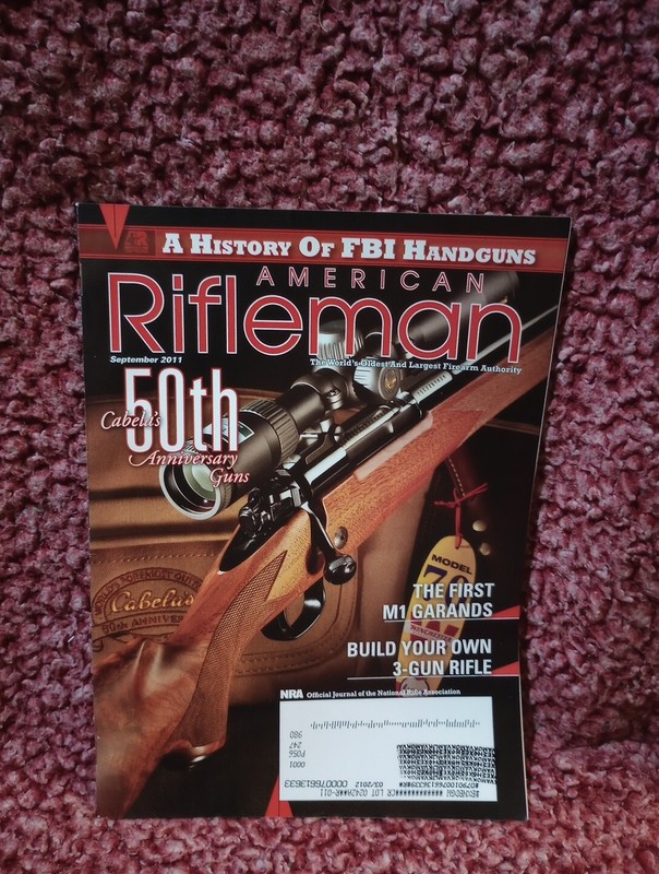 AMERICAN RIFLEMAN MAGAZINE COPY SEPTEMBER 2011