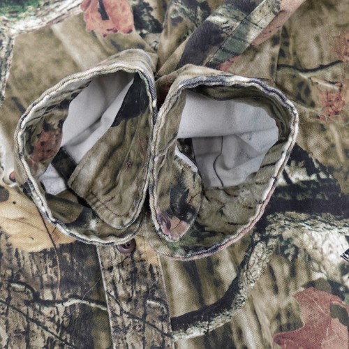 Cabelas Shirt Mens XLT Cammo Mossy Oak Heavy Twill Hunting Outdoor Sportsman - Picture 12 of 21