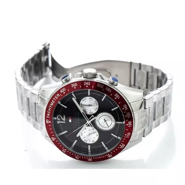 Tommy hilfiger luke watch silver cheap