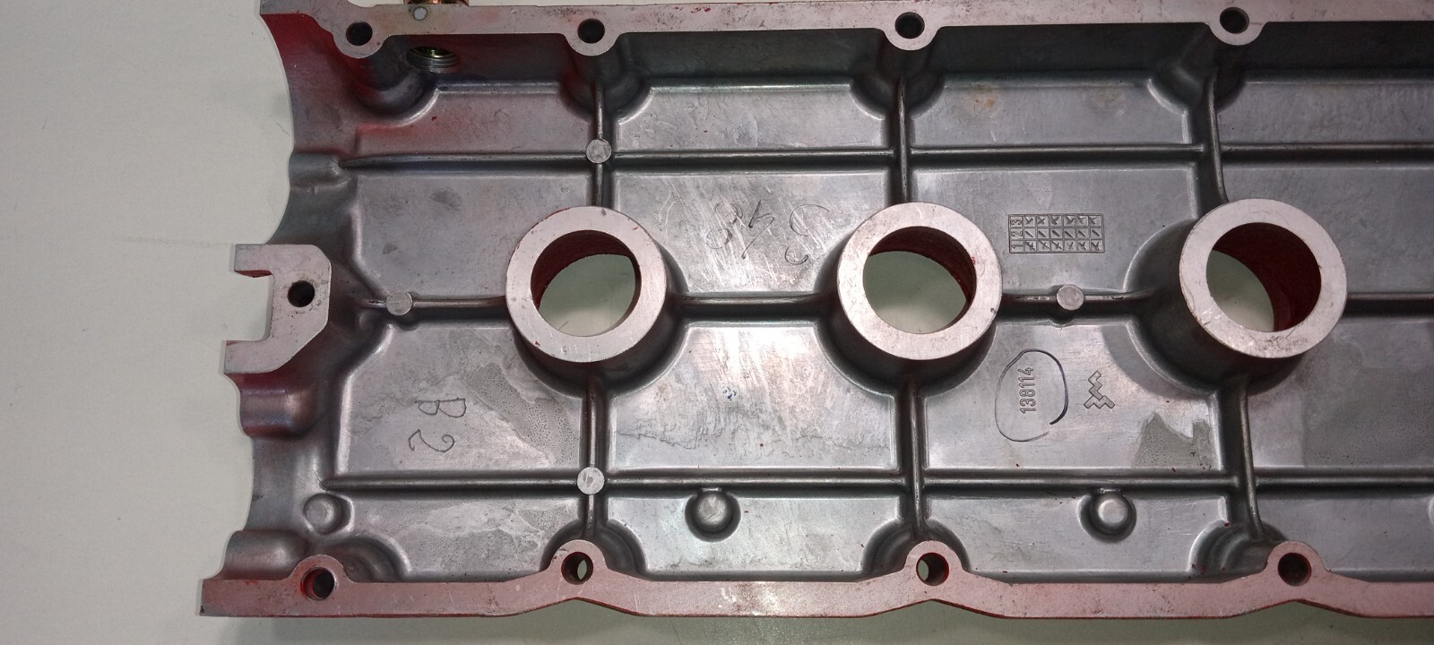 Ferrari 348 Engine Camshaft Cover_Mondial T 3.4_138114_New Old Stock_GENUINE