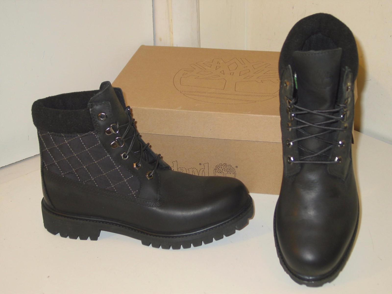 timberland quilted boots