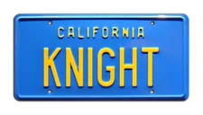 Knight Rider | '82 Trans Am | KITT | KNIGHT | STAMPED Replica Prop License Plate
