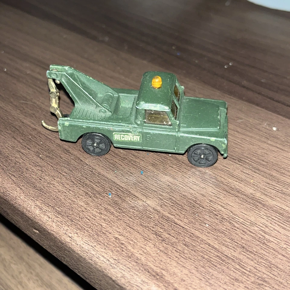 Camión grúa de recuperación Corgi Juniors Land Rover militar raro #169 Foto 3 de 4