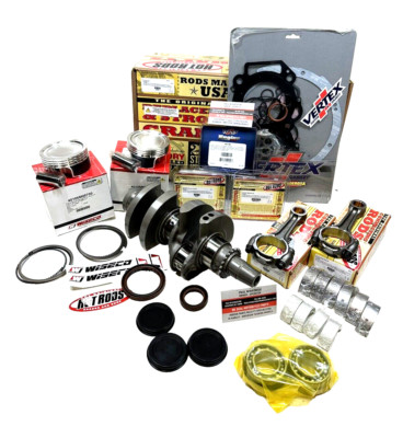 Vertex Engine Rebuild Kit Crankshaft Gaskets Wiseco Pistons 09-23 Sportsman 850