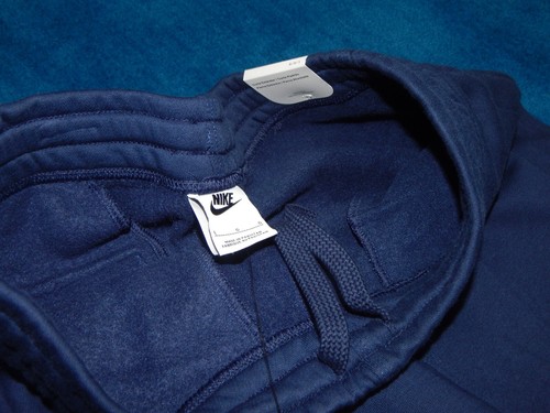 Pantaloni Nike da uomo Sportswear Club Fleece Joggers Navy nuovi con etichette grandi conici 716830-410 - Foto 5 di 8