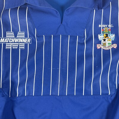 Bury 1992/1993/1994/1995 Drill/Training Matchwinner Fußball Jacke Large