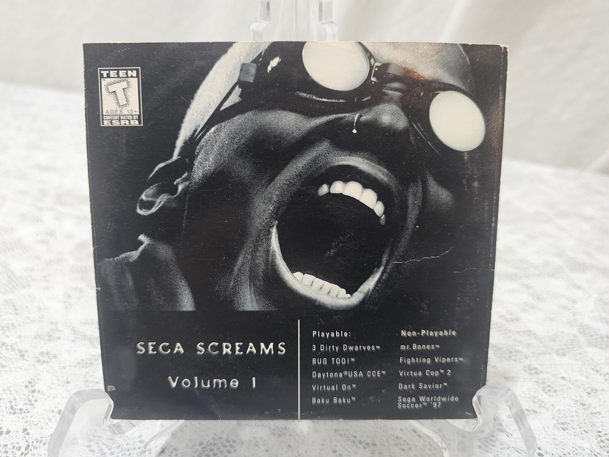 Sega Screams Volume 1 Demo Disc (Sega Saturn, 1995) | eBay