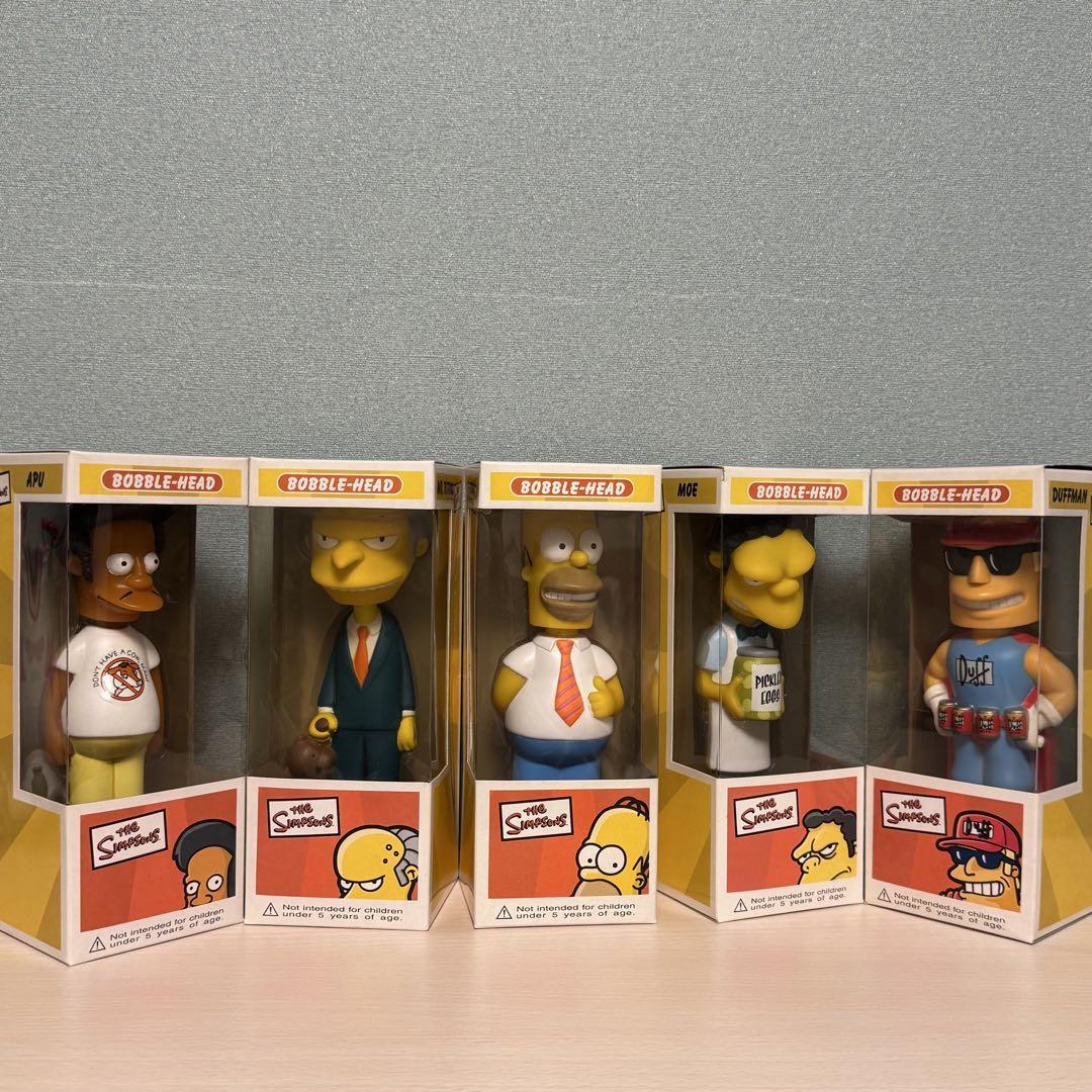アメコミ Funko The Simpsons r Wacky Wobbler FUNKO WACKY WOBBLER the SIMPSONS series Complete set of 5 Used | eBay