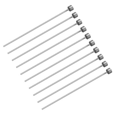 10stk gerade Auswerferstifte, 1,5 mm (0,06'')dmr, SKD61 Runde Spitze, 100 mm (4'')