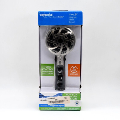 Oxygenics Fury RV Motorhome Handheld 5 Flow Settings Shower Head- Brushed Nickel