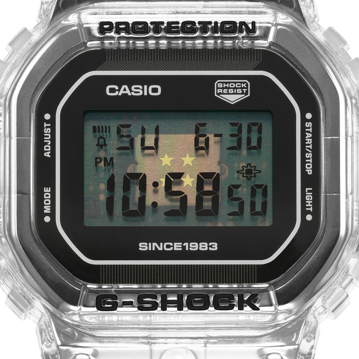 時計 MH247 DW-5040RX-7JR CASIO G-SHOCK 40th CASIO G-SHOCK DW-5040RX-7JR 40th Anniversary CLEAR REMIX