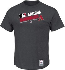Majestic Herren Arizona Diamondbacks Team Choice T-Shirt | Grau | Medium