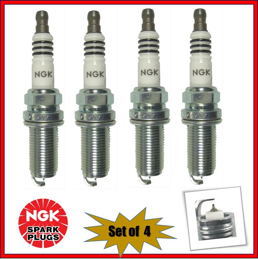 NGK Iridium IX LFR5AIX-11 Spark Plug 14mm Thread 5/8 Hex 26.5 mm Reach 4pc 4469