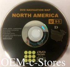 U95 Update For 2011 2012 Toyota Avalon Sienna Navigation OEM DVD U.S Canada Map