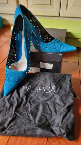 Via Spiga Donna V-Blake Porcellana Bianca Taglia 7.5 M