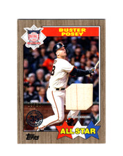 2022 Topps Series 2 1987 Topps All-Star Relics Gold 19/50 Buster Posey #87ASR-BP