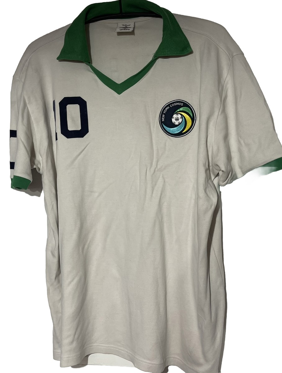 Umbro Pele '10' 1976 New York Cosmos Replica Shirt Size XXL | eBay UK