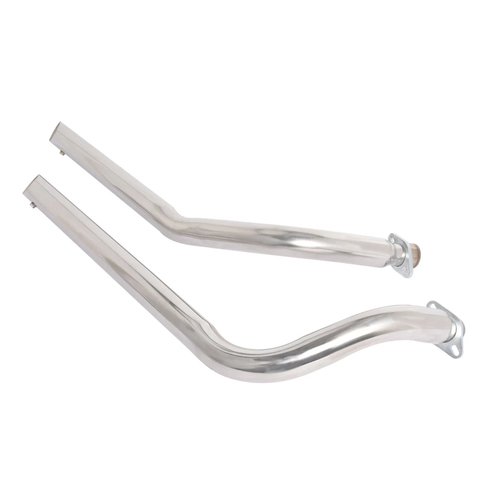 Polish Muffler Exhaust System Pipes Silencers for Honda Shadow Aero VT750 VT400 - Image 3 of 4