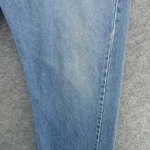 Levis Jeans Mens 40x30 Blue 505 Regular Straight American Medium Wash Denim - Picture 8 of 17