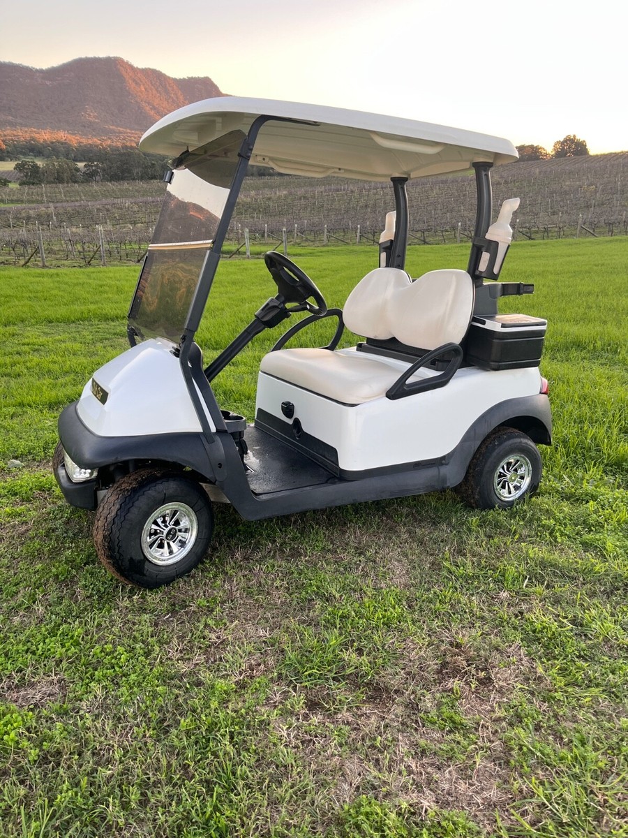 Used golf cart for sale white 2016 Club Car precedent