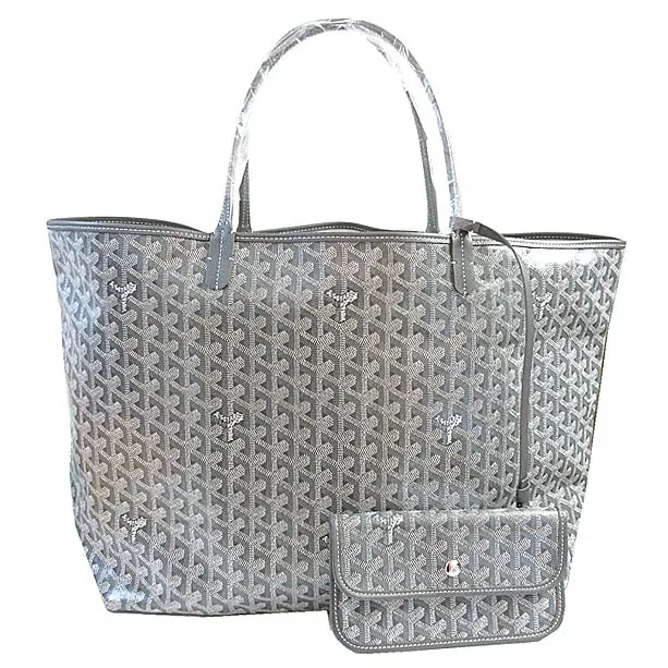 Goyard - Saint Louis GM Calfskin and Canvas Tote Bag